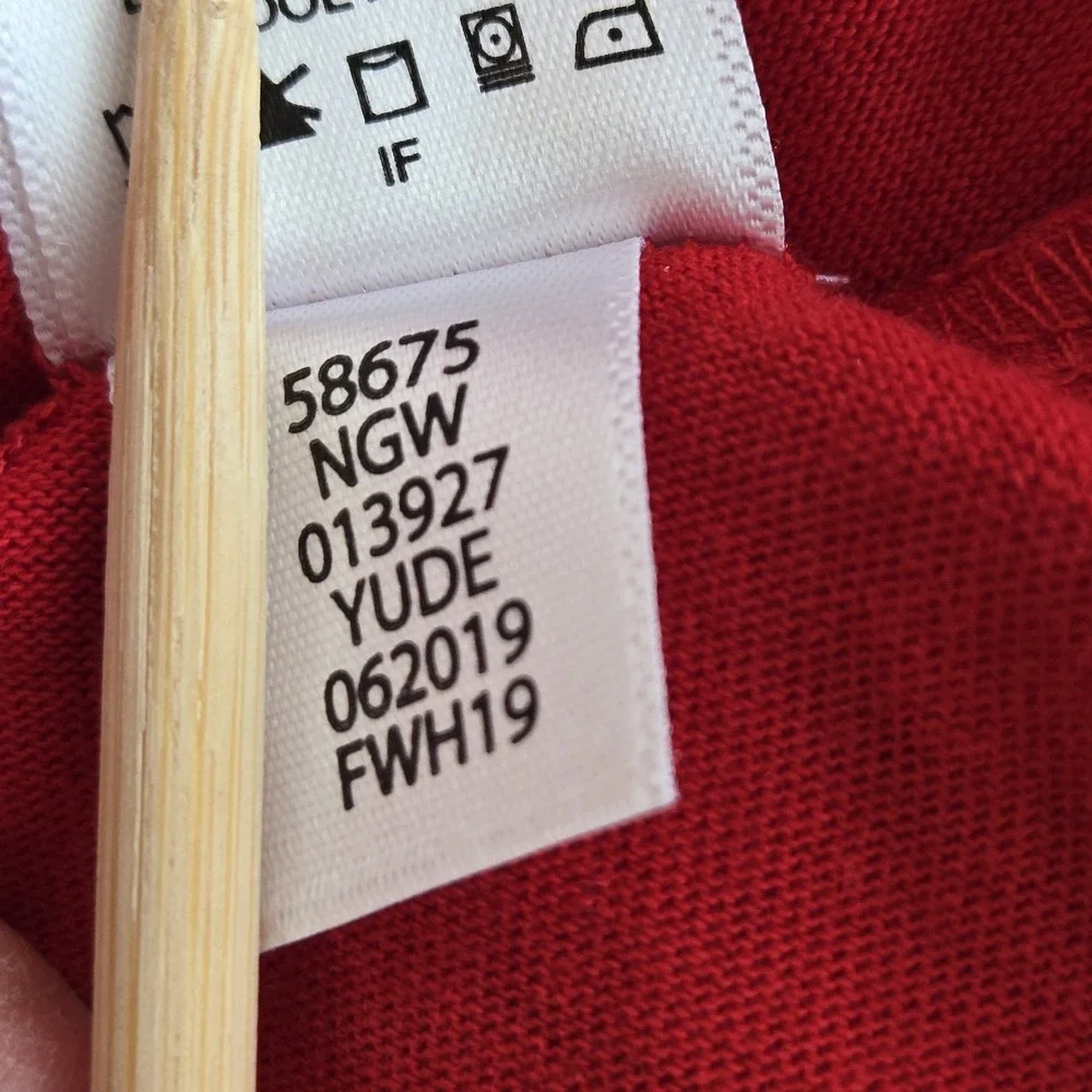 Hanna Andersson‎ Girls Red Tulle Ruffle Dress Size 10 140 Cm Cotton Bodice Lined